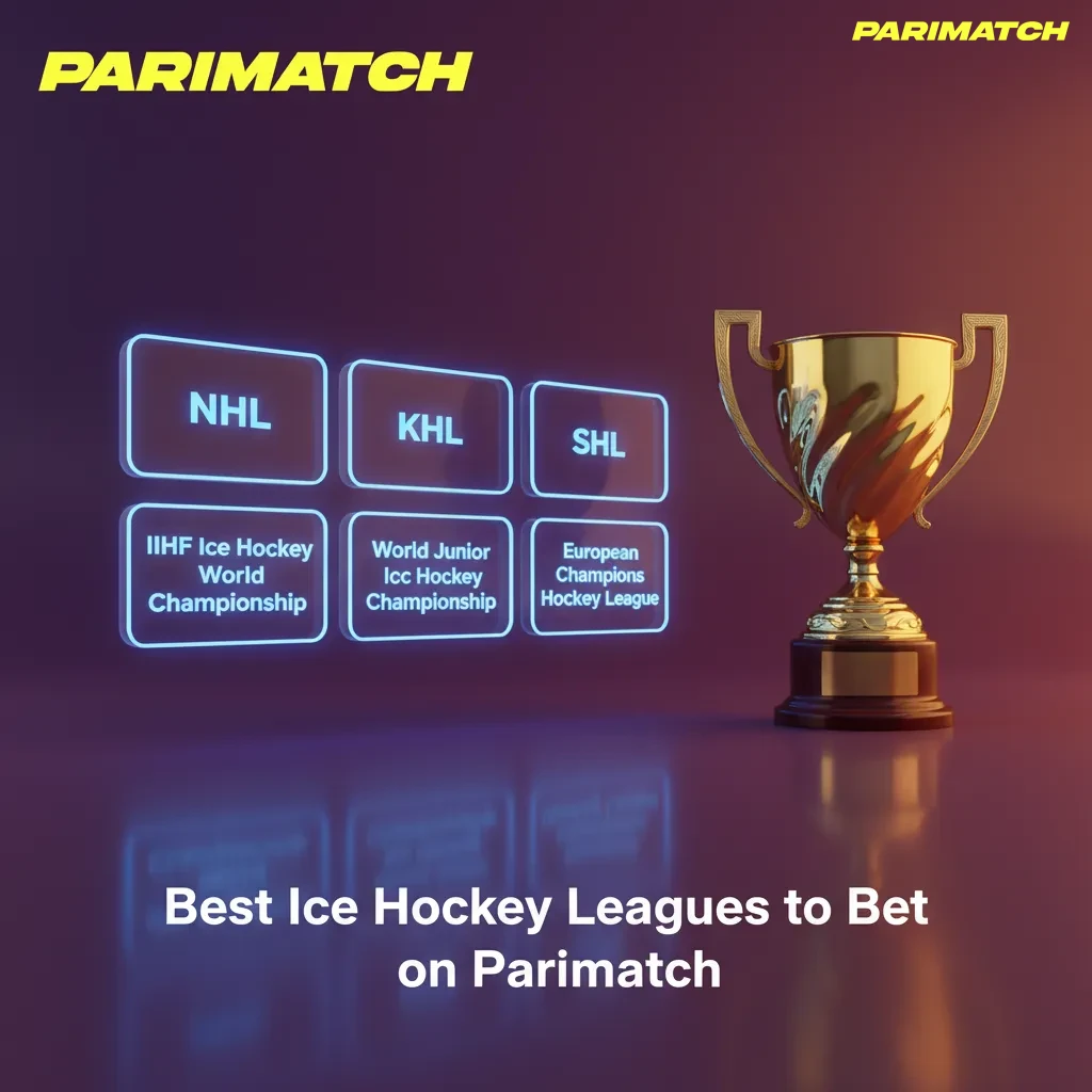Bet on NHL, IIHF Worlds, and top hockey leagues at Parimatch India.