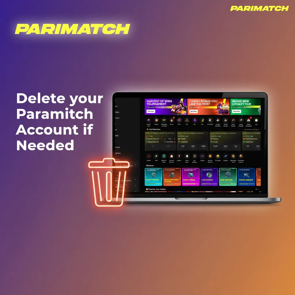Steps to close a Parimatch account: contact support, verify ID, withdraw funds, then delete or set self-exclusion.
