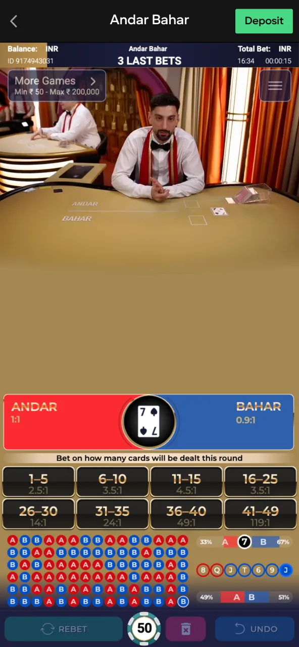 Bet on Parimatch live casino with respectful chat.