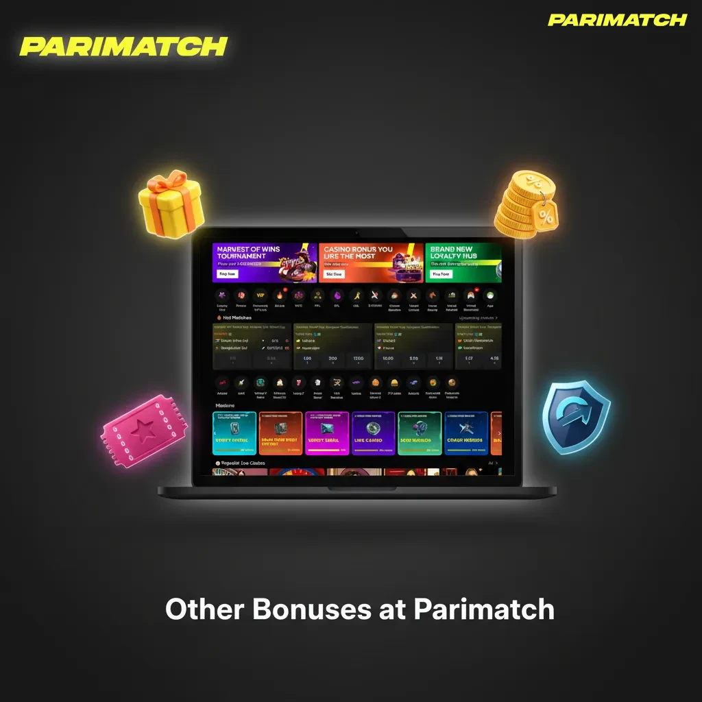 Parimatch bonuses – reloads, cricket free bets, cashback, slot tournaments, and free spins.