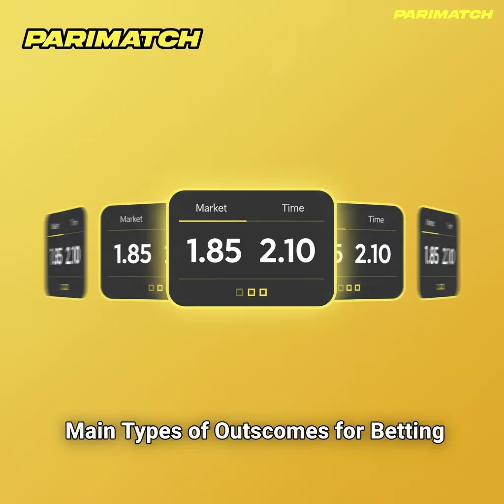 Parimatch betting outcomes – 1X2, Over/Under, Handicap, Both Teams to Score.