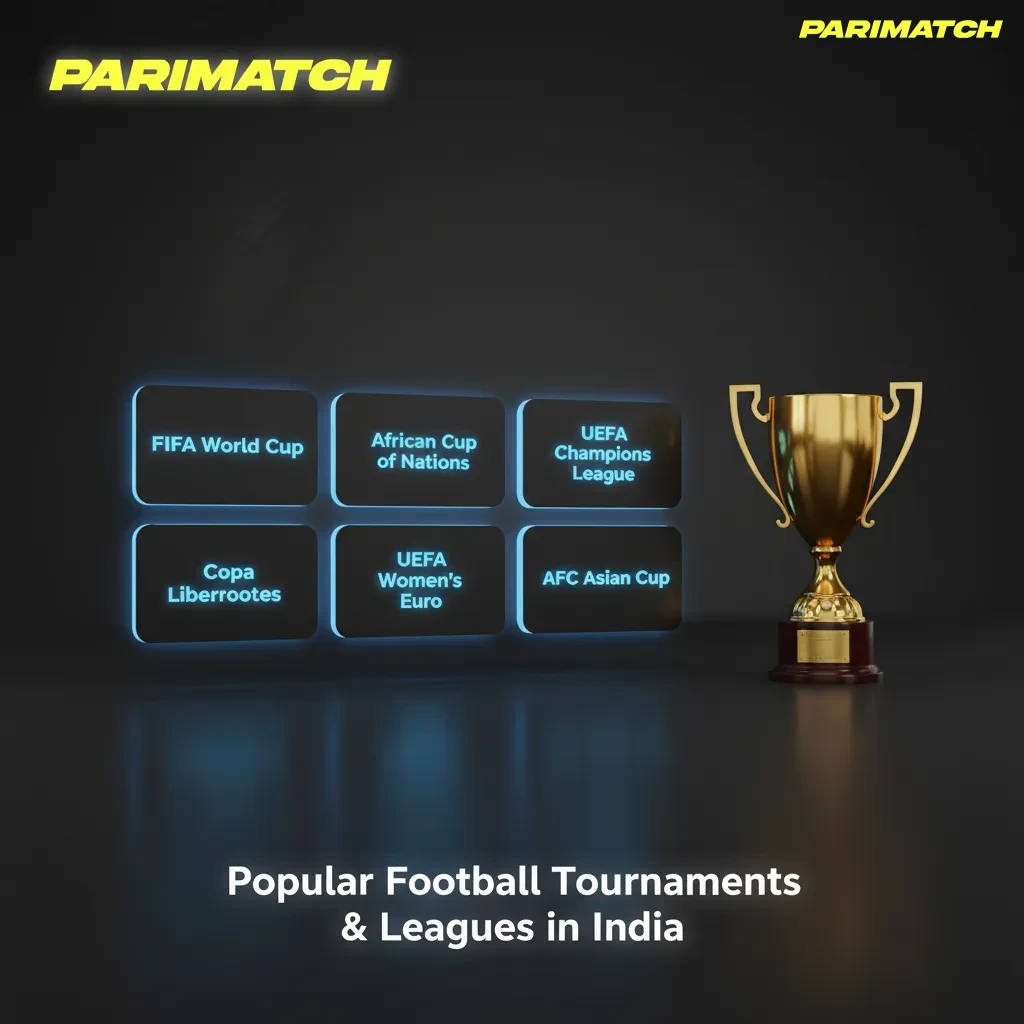 India football graphic with ISL, I-League, FIFA World Cup, UEFA Champions League, and betting odds in INR on a phone.