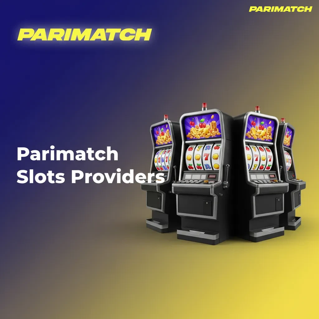 Parimatch slots providers logos: 65 studios; Games Global 500+, Pragmatic 300+, Play'n GO 250+, NetEnt 200+, more.