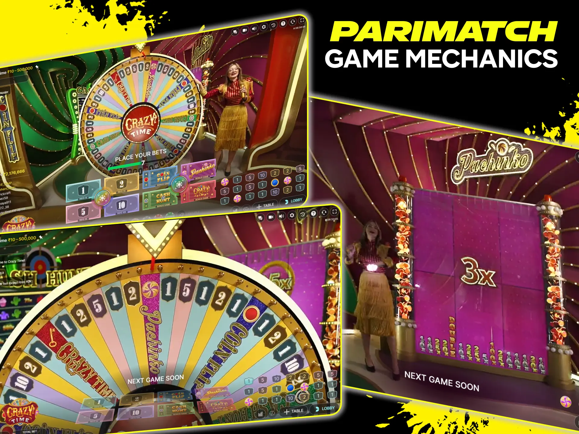 Learn the Crazy Time game mechanics to increase your winning chances at Parimatch.