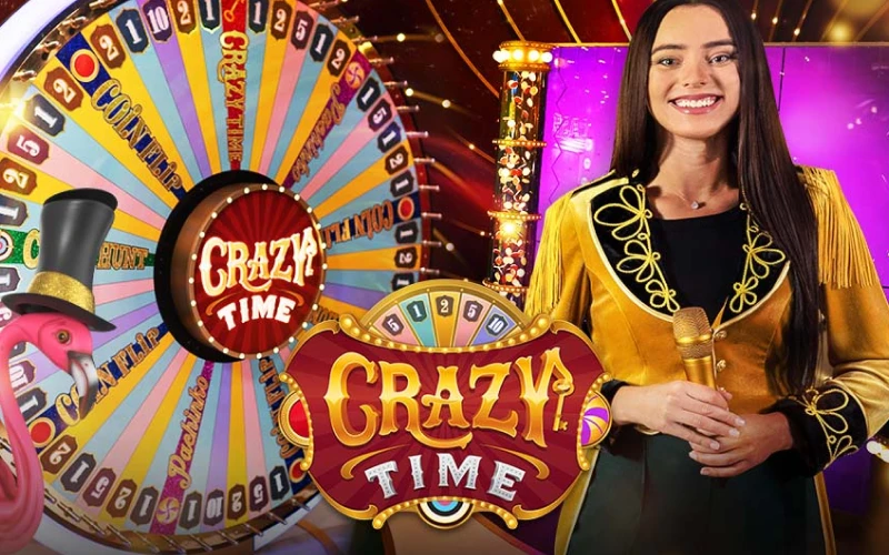 Enjoy the fun Crazy Time game show at Parimatch.