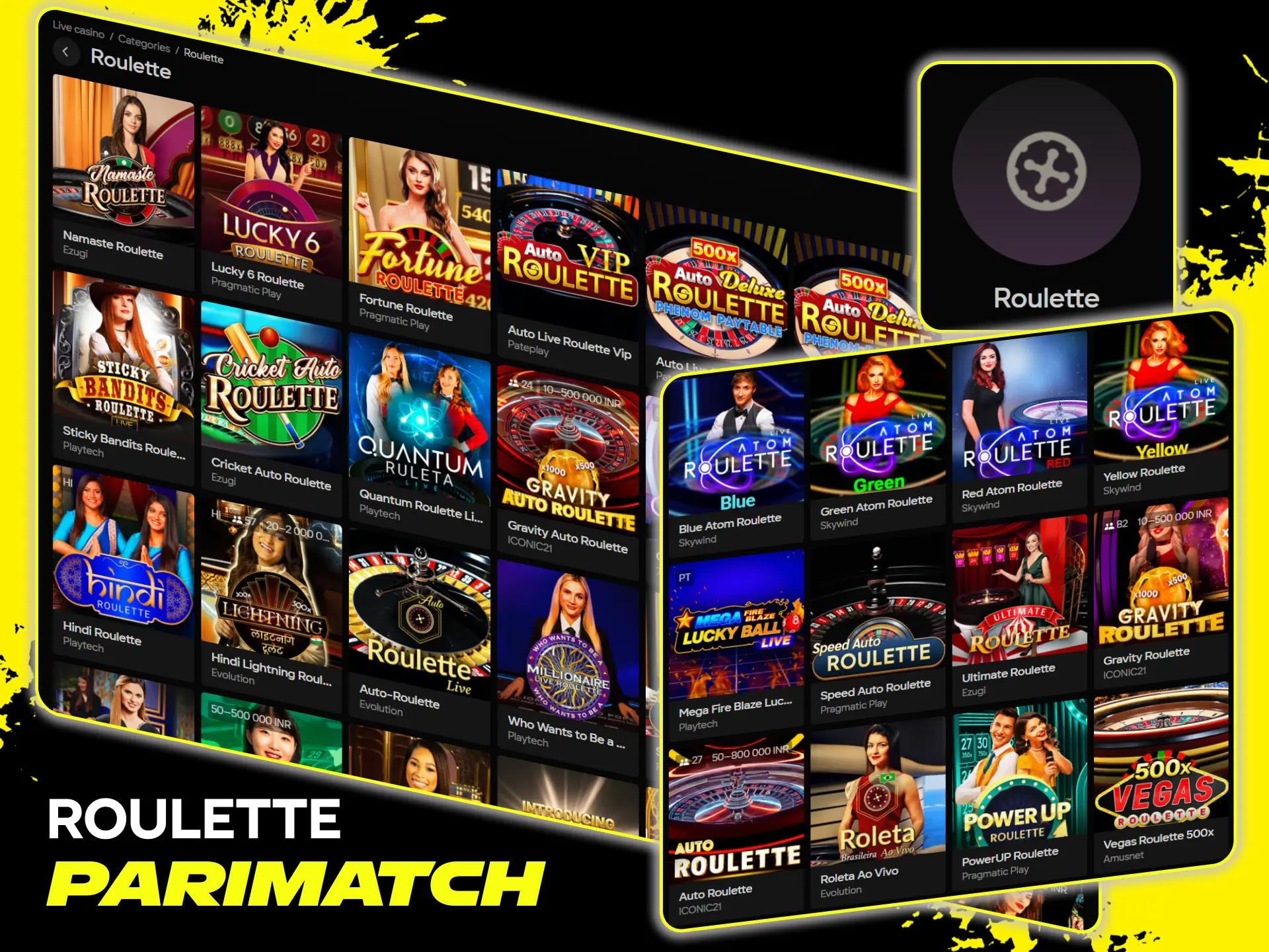 Spin the wheel in Roulette Live on the official Parimatch website.