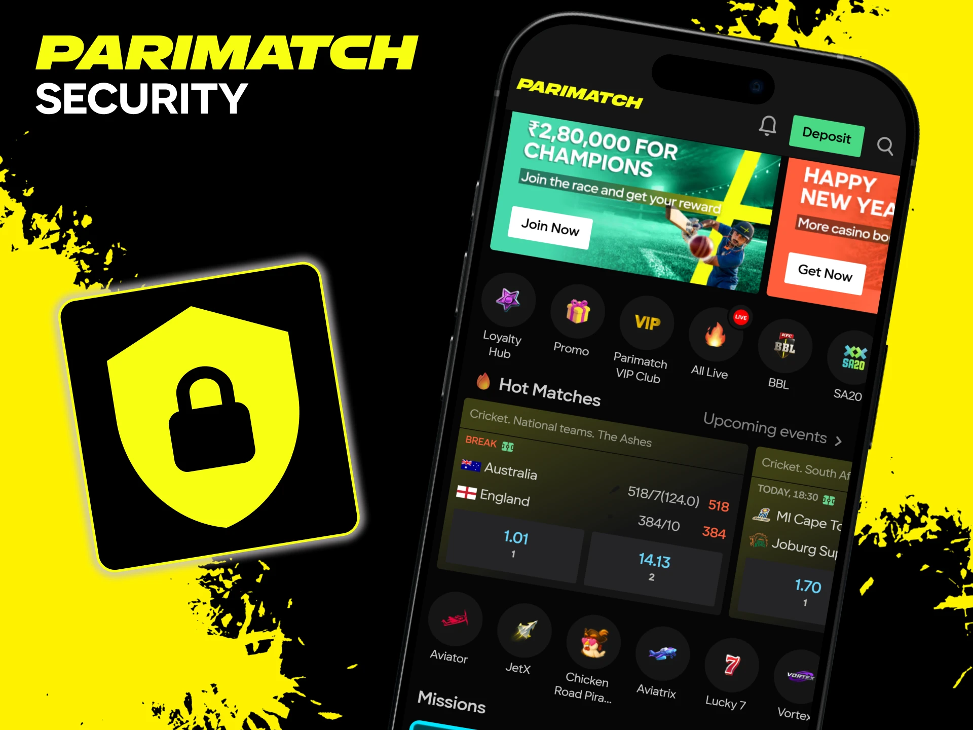 Trust the advanced Parimatch app security protocols for safe gambling.