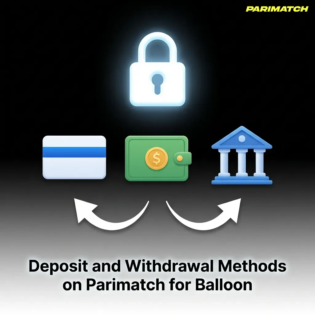 Parimatch India deposit and withdrawal methods for Balloon: UPI, Paytm, e-wallets.