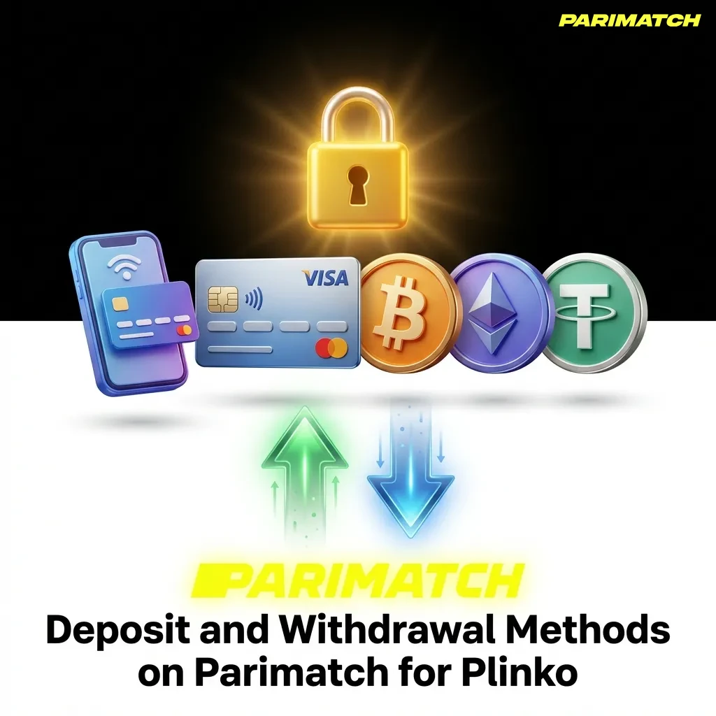 Parimatch India payment methods for Plinko including UPI, Paytm, cards, crypto.