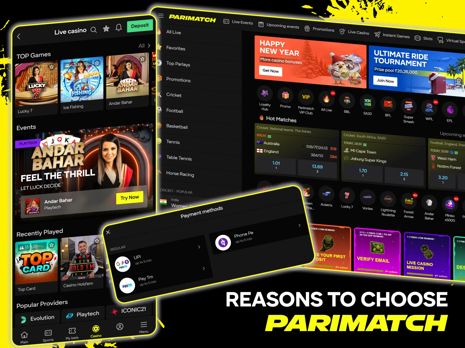 Explore the reasons to choose Parimatch for your betting journey.
