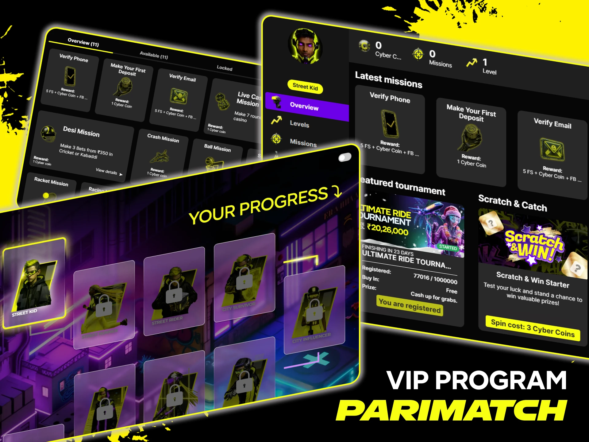 Join the Parimatch VIP Program and enjoy exclusive premium loyalty benefits.