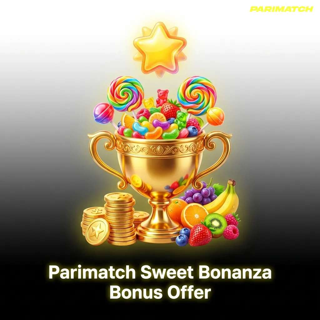 Parimatch Sweet Bonanza welcome bonus offer showing 150% match up to ₹30,000 for new players on first deposit