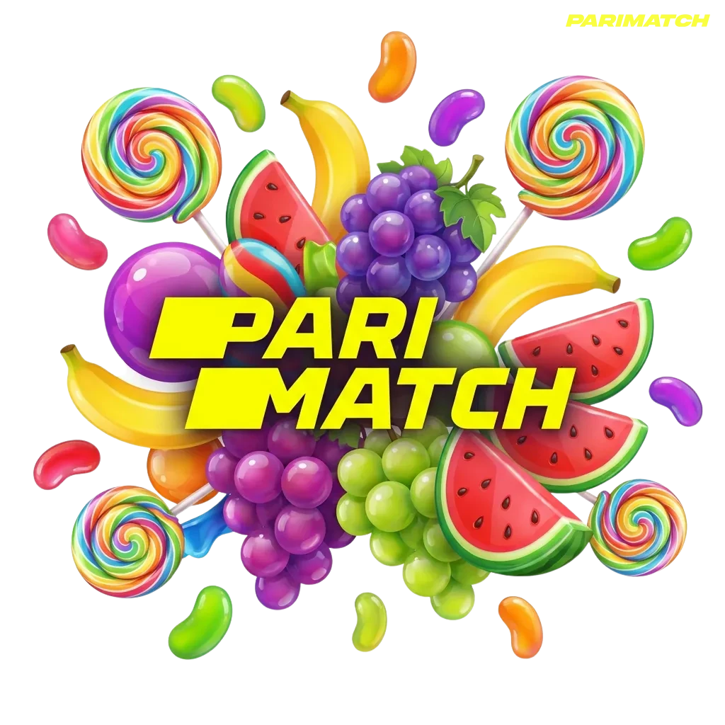 Colorful Sweet Bonanza slot game interface showing candy symbols on 6x5 grid with cascading reels and multiplier features