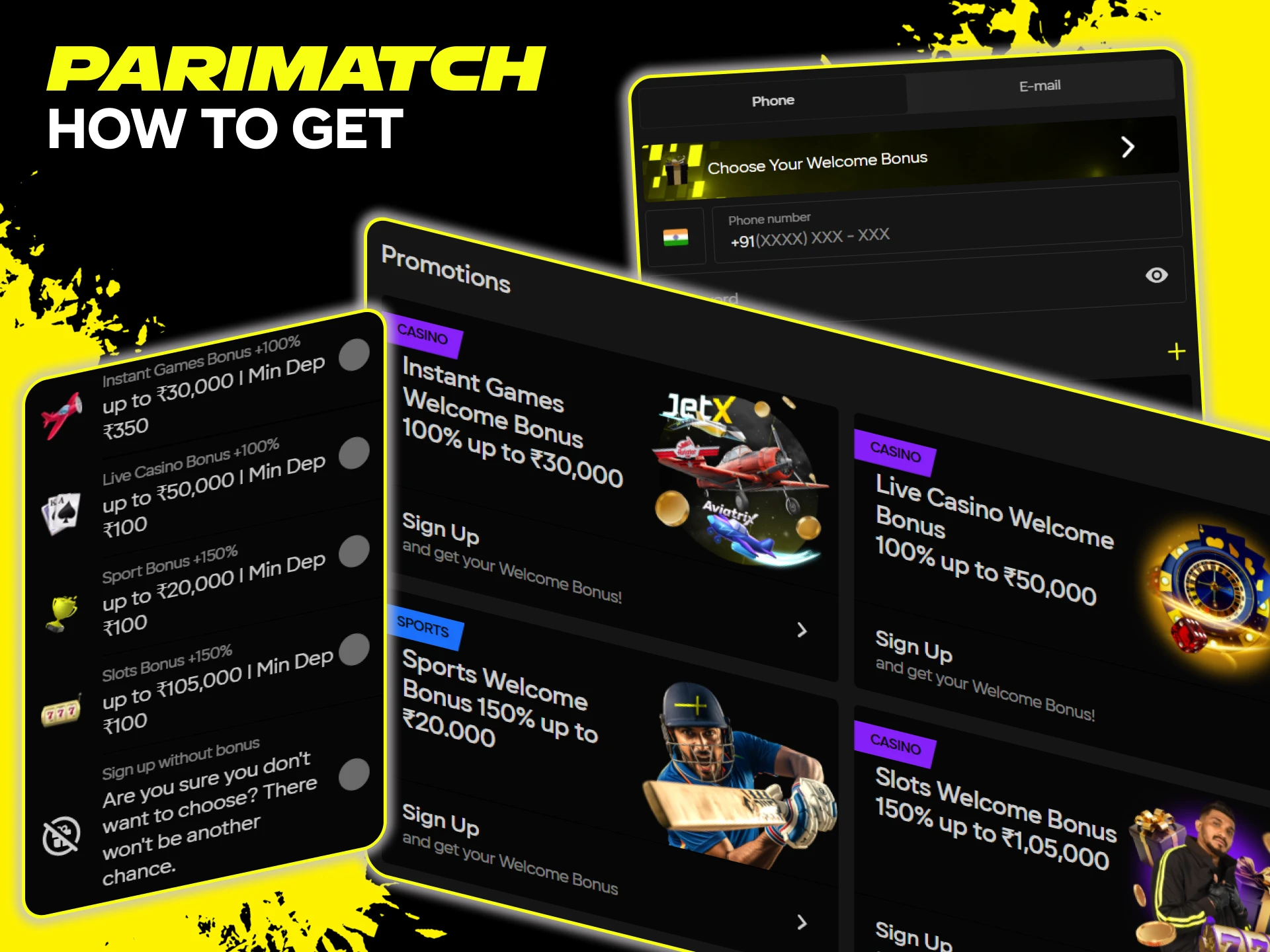 Find out how to get a welcome bonus at Parimatch.