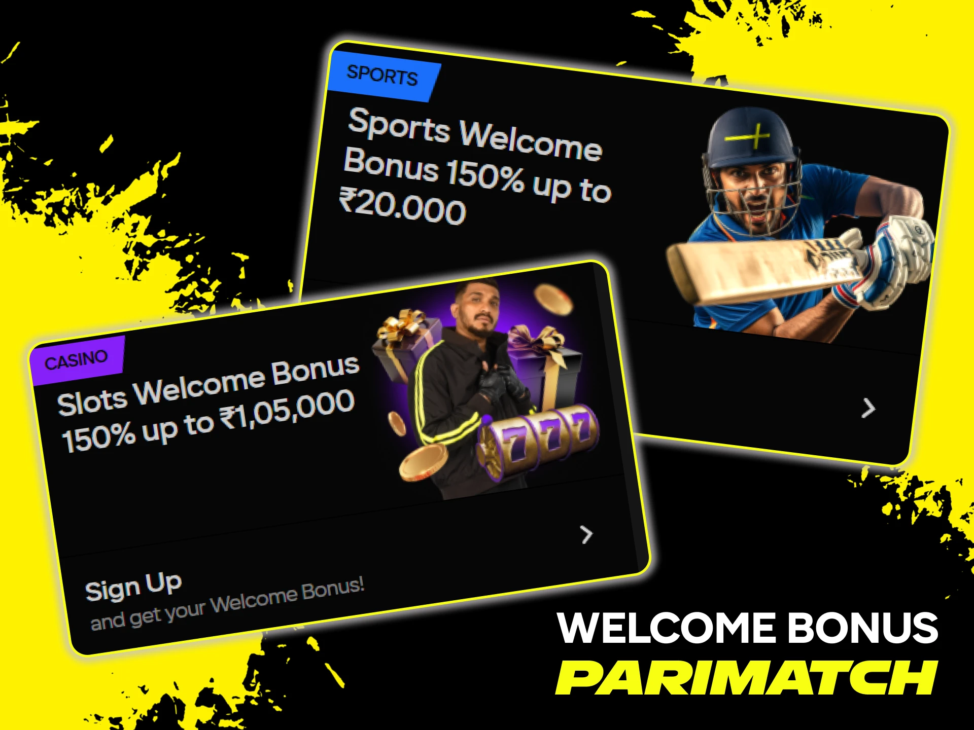 Parimatch offers new players an impressive welcome bonus.