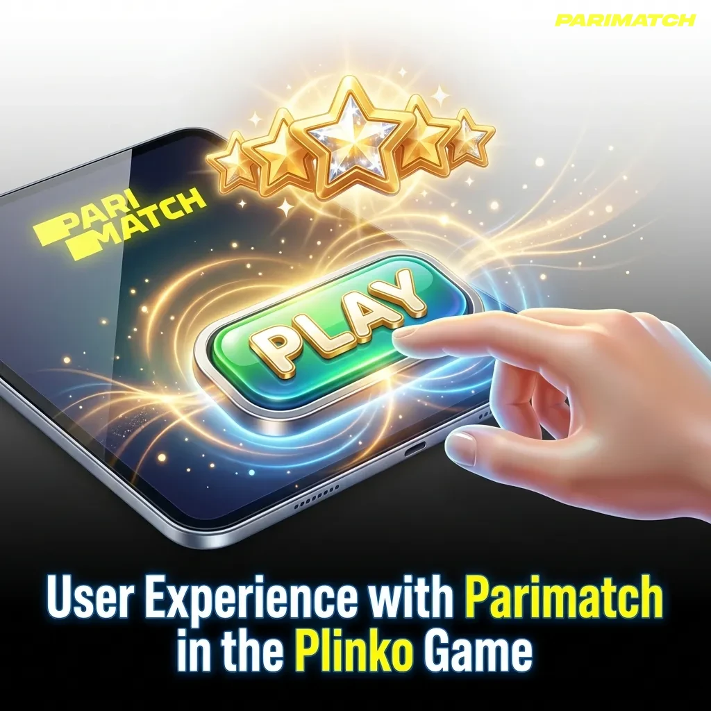 Parimatch Plinko gameplay with multipliers and risk controls on mobile.