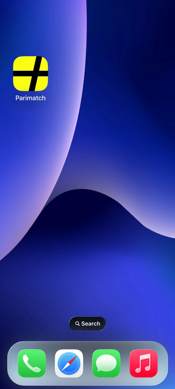 Open the web version of Parimatch and enjoy betting.